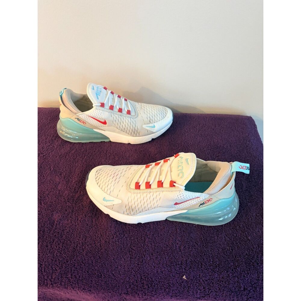 Women's Size 7.5 Nike Air Max 270 'Sail Copa' RARE Shoes